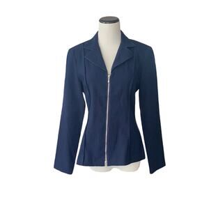My Michelle Unlined Zip Front Blazer, Size 5/6